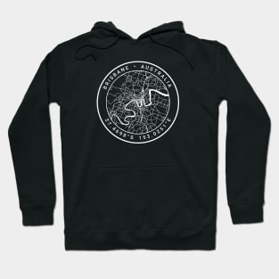 Brisbane Map Hoodie